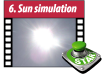 3D sun simulation